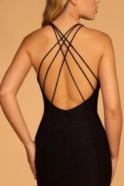 Elizabeth K - GL2549 V-neck Shimmer Fabric Mermaid Dress 21 Elizabeth K - GL2549 V-neck Shimmer Fabric Mermaid Dress