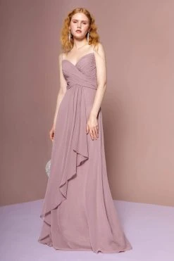 Elizabeth K - GL2666 Shirred Surplice Sweetheart Bodice Gown 16 Elizabeth K - GL2666 Shirred Surplice Sweetheart Bodice Gown