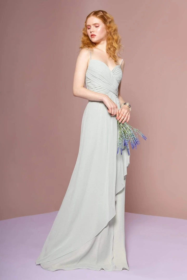 Elizabeth K - GL2666 Shirred Surplice Sweetheart Bodice Gown 9 Elizabeth K - GL2666 Shirred Surplice Sweetheart Bodice Gown