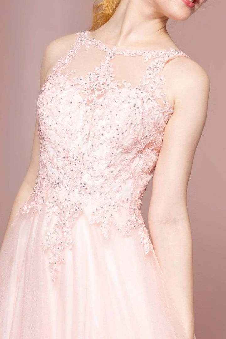 Formal Gowns Elizabeth K - GL2693 Beaded Lace A-Line Evening Dress 9 Formal Gowns Elizabeth K - GL2693 Beaded Lace A-Line Evening Dress