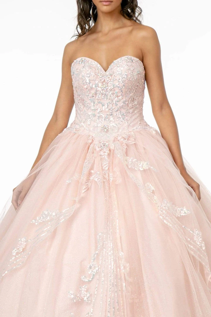 Formal Gowns Elizabeth K - GL2947 Bead Embellished Sweetheart Ballgown 8 Formal Gowns Elizabeth K - GL2947 Bead Embellished Sweetheart Ballgown