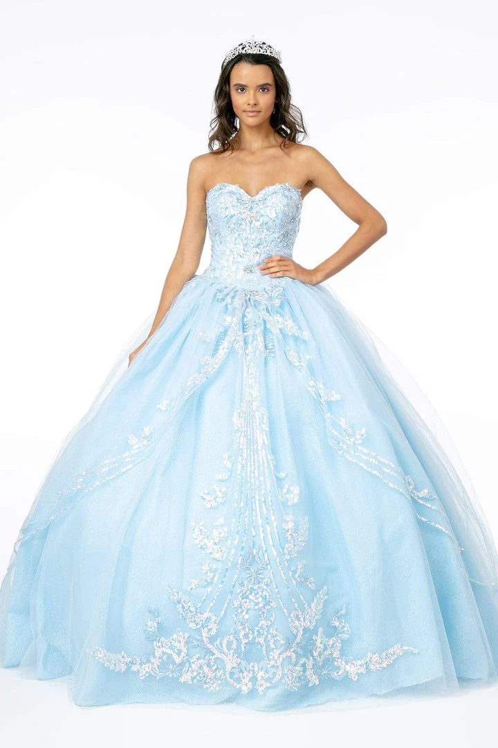 Formal Gowns Elizabeth K - GL2947 Bead Embellished Sweetheart Ballgown 3 Formal Gowns Elizabeth K - GL2947 Bead Embellished Sweetheart Ballgown