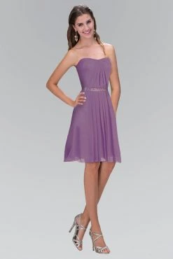 Cocktail Dresses Elizabeth K - GS1079 Jewel Embellished Pleated Sweetheart Dress 11 Cocktail Dresses Elizabeth K - GS1079 Jewel Embellished Pleated Sweetheart Dress