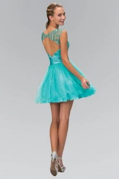 Cocktail Dresses Elizabeth K - GS1140 Sequined Sleeveless Cocktail Dress