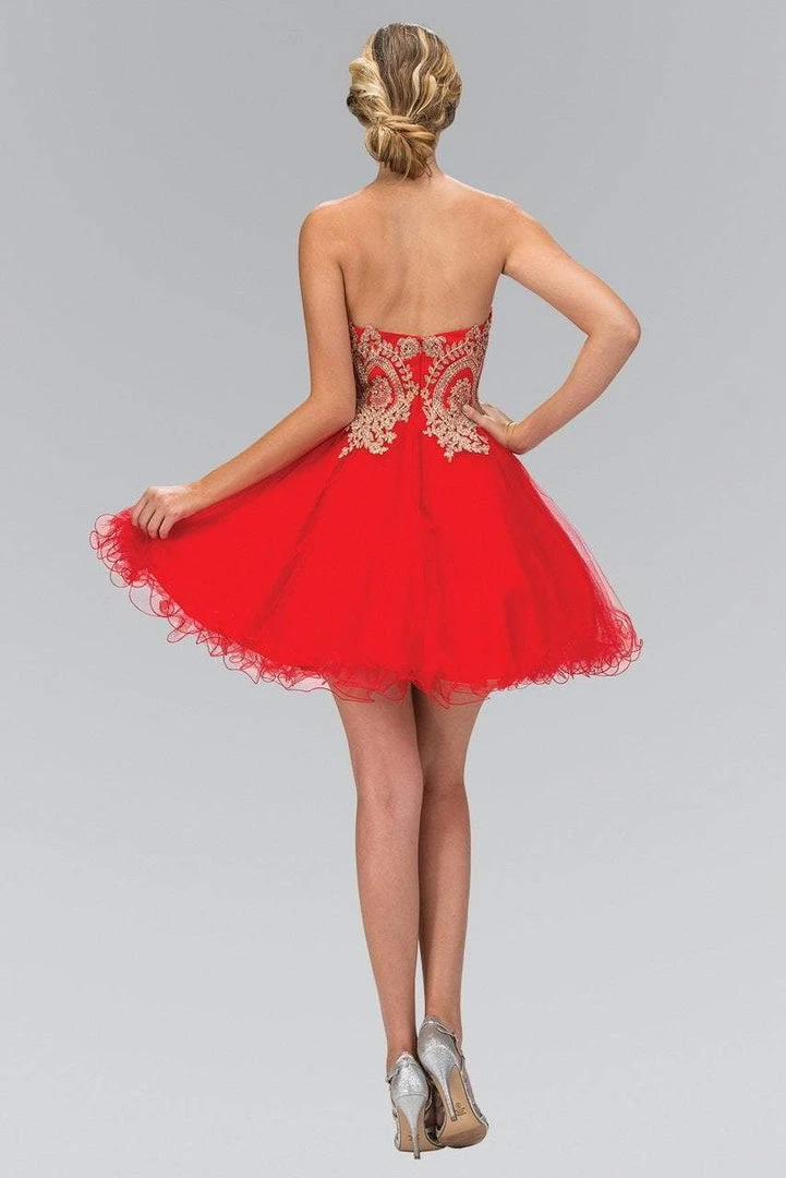 Cocktail Dresses Elizabeth K - GS1348 Lace Embellished Sweetheart Dress 4 Cocktail Dresses Elizabeth K - GS1348 Lace Embellished Sweetheart Dress