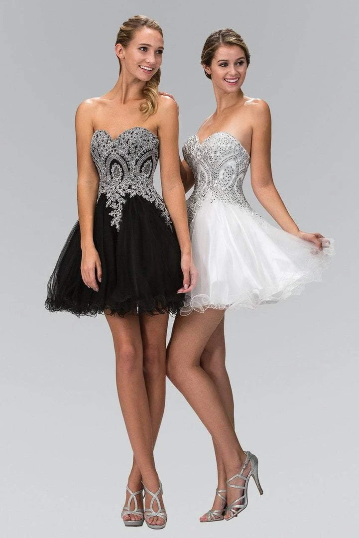 Cocktail Dresses Elizabeth K - GS1348 Lace Embellished Sweetheart Dress 5 Cocktail Dresses Elizabeth K - GS1348 Lace Embellished Sweetheart Dress