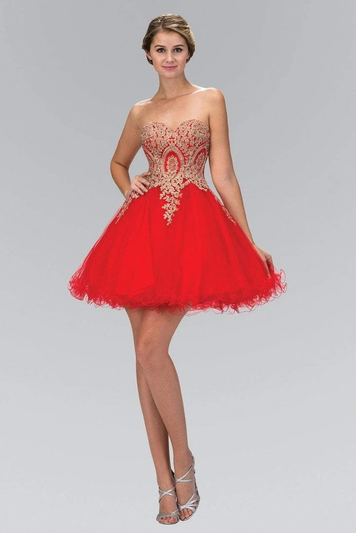 Cocktail Dresses Elizabeth K - GS1348 Lace Embellished Sweetheart Dress 3 Cocktail Dresses Elizabeth K - GS1348 Lace Embellished Sweetheart Dress