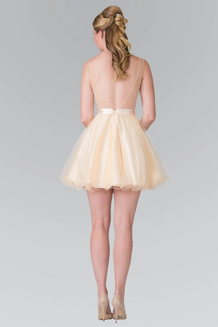 Elizabeth K - GS1459 Illusion Sweetheart Tulle Dress 4 Elizabeth K - GS1459 Illusion Sweetheart Tulle Dress