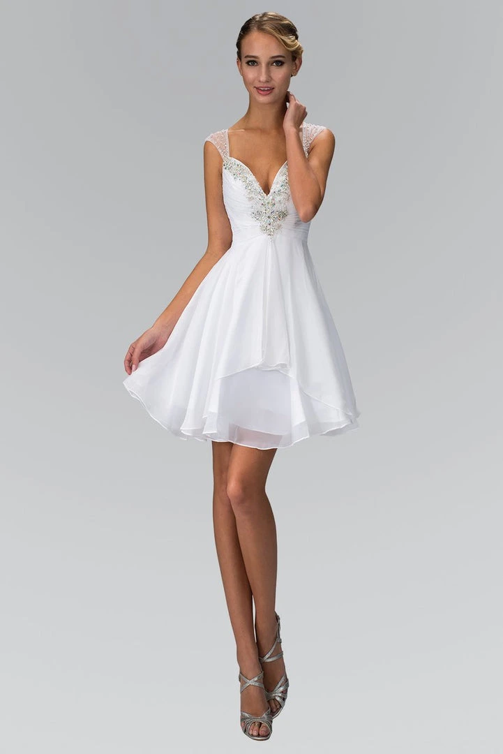 Cocktail Dresses Elizabeth K - GS2022 Jewel Accented Cap Sleeve Sweetheart Dress 5 Cocktail Dresses Elizabeth K - GS2022 Jewel Accented Cap Sleeve Sweetheart Dress