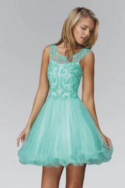 Elizabeth K - GS2024 Beaded Illusion Tulle Dress 5 Elizabeth K - GS2024 Beaded Illusion Tulle Dress