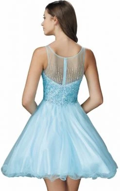 Elizabeth K - GS2158 Beaded Sleeveless Cocktail Dress Cocktail Dresses 9 Elizabeth K - GS2158 Beaded Sleeveless Cocktail Dress Cocktail Dresses