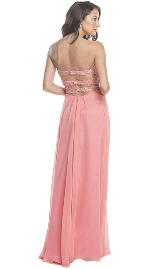 Formal Gowns Aspeed Design - Embroidered Strapless A-Line Evening Dress 5 Formal Gowns Aspeed Design - Embroidered Strapless A-Line Evening Dress