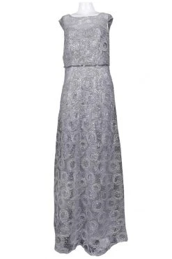Emma Street - 1111260 Sequin Detail Embellished Mesh Overlay Dress Formal Gowns 9 Emma Street - 1111260 Sequin Detail Embellished Mesh Overlay Dress Formal Gowns