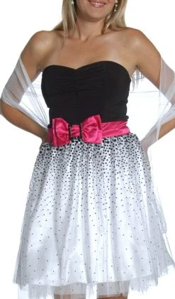 Cocktail Dresses Eureka Fashion - 1640 Strapless Sweetheart Dotted Tulle A-line Dress 5 Cocktail Dresses Eureka Fashion - 1640 Strapless Sweetheart Dotted Tulle A-line Dress