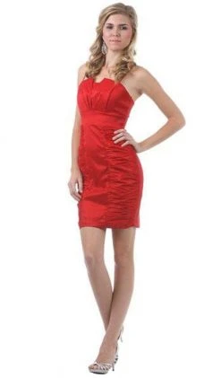 Eureka Fashion - 1818 Taffeta Sheath Cocktail Dress With Bolero Cocktail Dresses