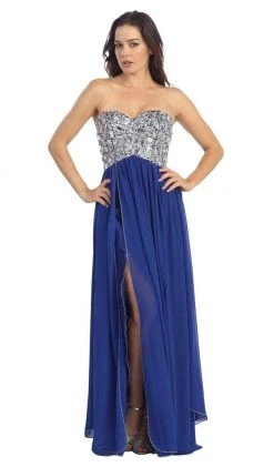 Eureka Fashion - 2500 Rhinestone-Crusted Strapless Sweetheart Gown 15 Eureka Fashion - 2500 Rhinestone-Crusted Strapless Sweetheart Gown