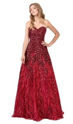 Formal Gowns Eureka Fashion - 7007 Sequin Embellished Sweetheart A-Line Gown