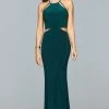 Faviana - 10014 Halter Neck Jersey Sheath Dress Formal Gowns