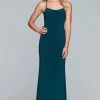 Formal Gowns Faviana - Lace Up Back Long Sheath Dress S10205 - 1 Pc Evergreen In Size 0 Available 2 Formal Gowns Faviana - Lace Up Back Long Sheath Dress S10205 - 1 Pc Evergreen In Size 0 Available