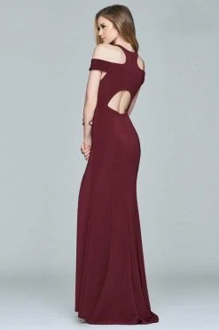 Faviana - Long Dress With A Slit 8086 5 Faviana - Long Dress With A Slit 8086