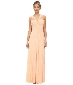 Formal Gowns Faviana - Ruched Mesh Empire Evening Dress 7672