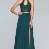 Faviana - S10220 Two Piece Lace High Halter Chiffon A-line Dress Formal Gowns 1 Faviana - S10220 Two Piece Lace High Halter Chiffon A-line Dress Formal Gowns