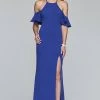 Formal Gowns Faviana - S10283 Halter Neck Sheath Dress With Short Flare Sleeves 2 Formal Gowns Faviana - S10283 Halter Neck Sheath Dress With Short Flare Sleeves