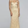 Faviana - S10303 Metallic Embroidered Sheath Evening Gown 1 Faviana - S10303 Metallic Embroidered Sheath Evening Gown