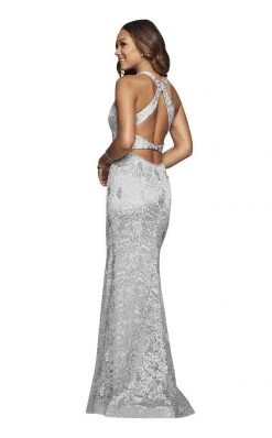 Faviana - S10303 Metallic Embroidered Sheath Evening Gown 11 Faviana - S10303 Metallic Embroidered Sheath Evening Gown