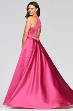 Formal Gowns Faviana - S10441 Scoop Neck Satin A-line Gown 11 Formal Gowns Faviana - S10441 Scoop Neck Satin A-line Gown