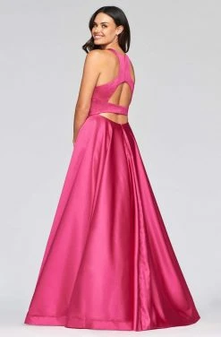 Formal Gowns Faviana - S10441 Scoop Neck Satin A-line Gown 13 Formal Gowns Faviana - S10441 Scoop Neck Satin A-line Gown