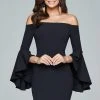 Faviana S8076 Off-Shoulder Crepe Cocktail Dress - 1 Pc Black In Size 6 Available Cocktail Dresses 1 Faviana S8076 Off-Shoulder Crepe Cocktail Dress - 1 Pc Black In Size 6 Available Cocktail Dresses