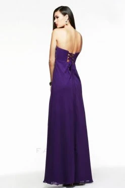 Faviana - Strapless Empire Chiffon Dress 7553 Formal Gowns