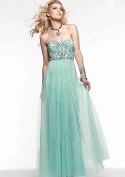 Faviana - Strapless Sweetheart Tulle Gown 7590 Formal Gowns