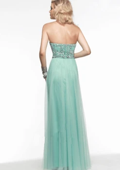 Faviana - Strapless Sweetheart Tulle Gown 7590 Formal Gowns
