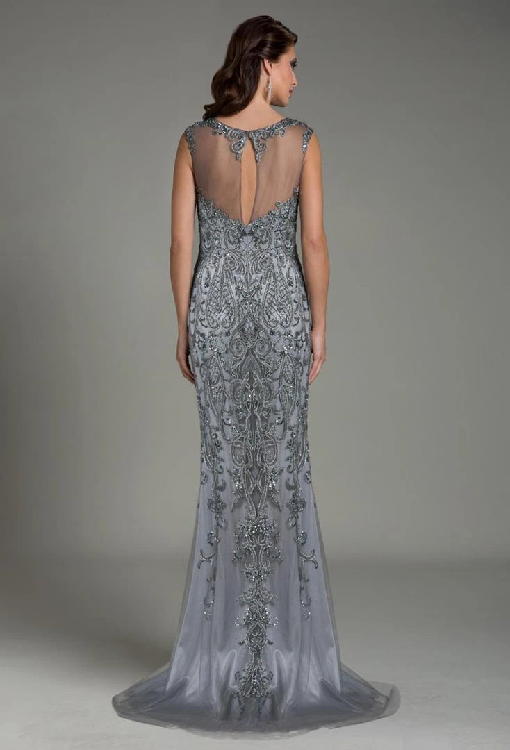 Feriani Couture Embellished Sleeveless Evening Gown 26154 - 1 Pc Charcoal In Sizes 10 Available Formal Gowns 4 Feriani Couture Embellished Sleeveless Evening Gown 26154 - 1 Pc Charcoal In Sizes 10 Available Formal Gowns