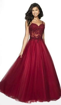 Blush By Alexia Designs Flair Prom - 19007 Lace Sweetheart Tulle Ballgown