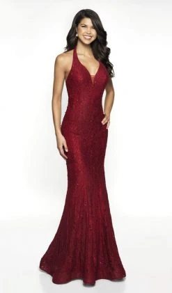 Blush By Alexia Designs Flair Prom - 19014 Halter V Neck Sparkly Lace Mermaid Dress Formal Gowns 11 Blush By Alexia Designs Flair Prom - 19014 Halter V Neck Sparkly Lace Mermaid Dress Formal Gowns