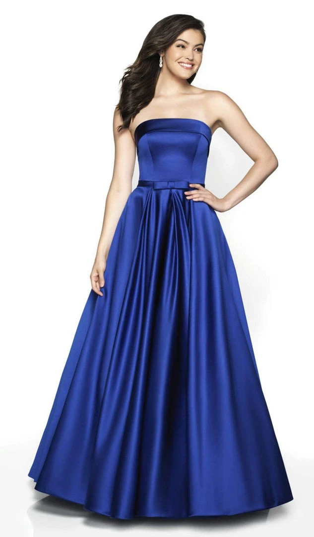 Blush By Alexia Designs Flair Prom - 19024 Strapless Fitted Bodice Bow Accent A-Line Gown 4 Blush By Alexia Designs Flair Prom - 19024 Strapless Fitted Bodice Bow Accent A-Line Gown