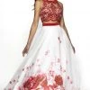 Blush By Alexia Designs Formal Gowns Flair Prom - 19050 Two Piece Embroidered Print Organza Ballgown