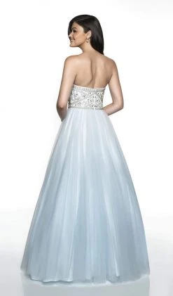 Blush By Alexia Designs Flair Prom - 19073 Strapless Sweetheart Crystalline Tulle Gown