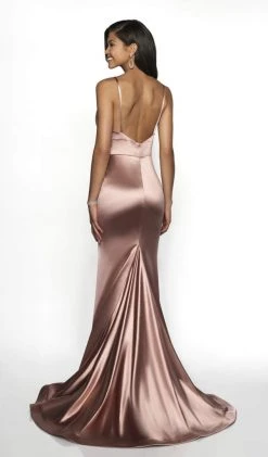 Blush By Alexia Designs Formal Gowns Flair Prom - 19142 Sleeveless V Neck Satin Jersey Mermaid Dress 14 Blush By Alexia Designs Formal Gowns Flair Prom - 19142 Sleeveless V Neck Satin Jersey Mermaid Dress