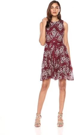 Cocktail Dresses Gabby Skye - 17871M Lace Jewel A-Line Cocktail Dress