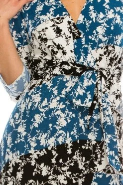 Gabby Skye - 19334M Floral Print A-Line Dress 11 Gabby Skye - 19334M Floral Print A-Line Dress
