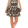 Cocktail Dresses Gabby Skye - 57289MG Chandelier Print Flocked Velvet Cocktail Dress