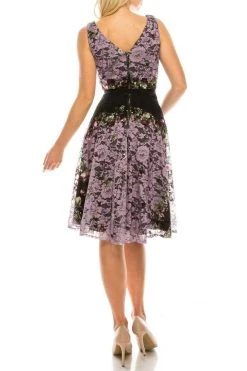 Gabby Skye - 57369MG Sleeveless Floral Print Lace A-Line Dress Cocktail Dresses 13 Gabby Skye - 57369MG Sleeveless Floral Print Lace A-Line Dress Cocktail Dresses