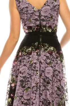 Gabby Skye - 57369MG Sleeveless Floral Print Lace A-Line Dress Cocktail Dresses 15 Gabby Skye - 57369MG Sleeveless Floral Print Lace A-Line Dress Cocktail Dresses