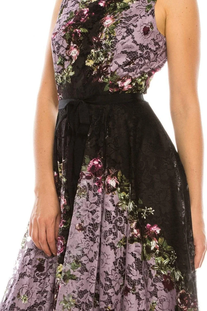 Gabby Skye - 57369MG Sleeveless Floral Print Lace A-Line Dress Cocktail Dresses 7 Gabby Skye - 57369MG Sleeveless Floral Print Lace A-Line Dress Cocktail Dresses