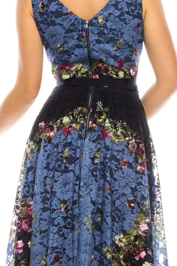 Gabby Skye - 57369MG Sleeveless Floral Print Lace A-Line Dress Cocktail Dresses 11 Gabby Skye - 57369MG Sleeveless Floral Print Lace A-Line Dress Cocktail Dresses
