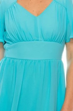 Gabby Skye - 91220MG Flutter Sleeve Chiffon A-Line Dress Cocktail Dresses 9 Gabby Skye - 91220MG Flutter Sleeve Chiffon A-Line Dress Cocktail Dresses